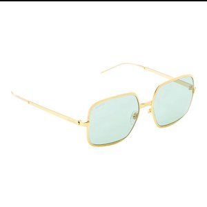Gucci gold unisex sunglasses
